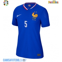 Camisa de time de futebol França Jules Kounde #5 Replicas 1º Equipamento Feminina Europeu 2024 Manga Curta